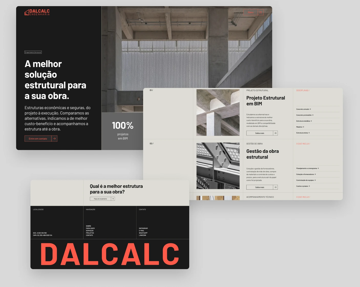 Home do site da Dalcalc