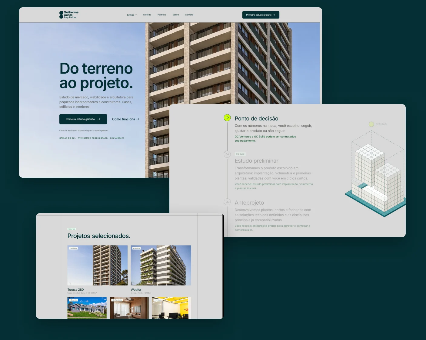Home do site da GCA