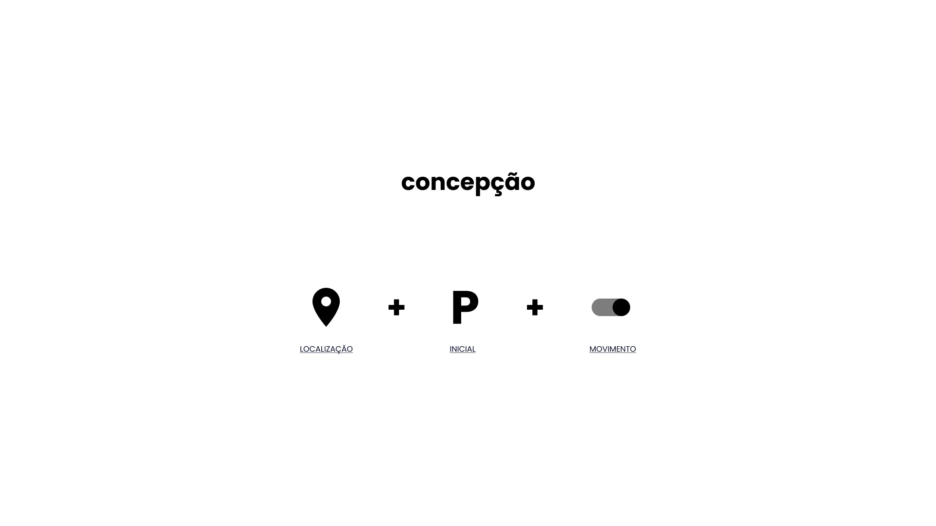 Concept: location, initial and movement