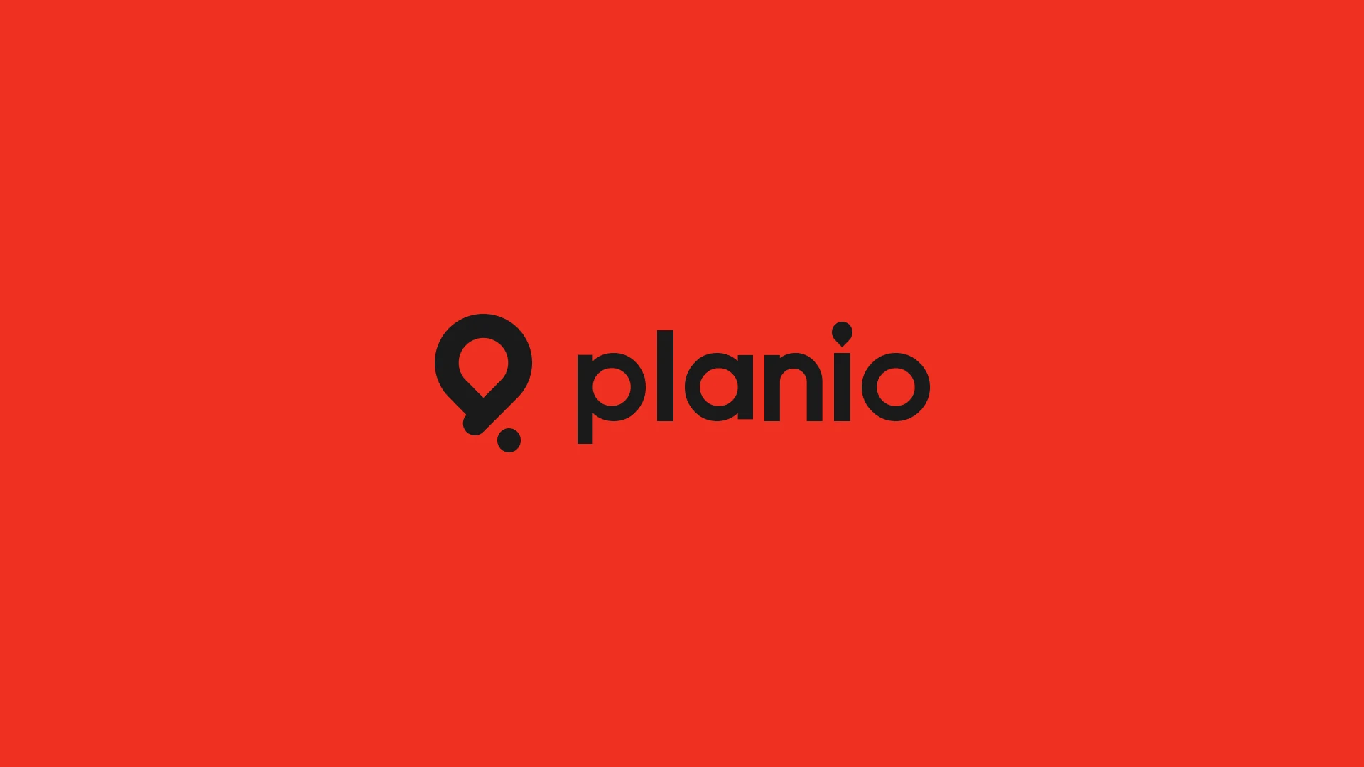 Logo on red