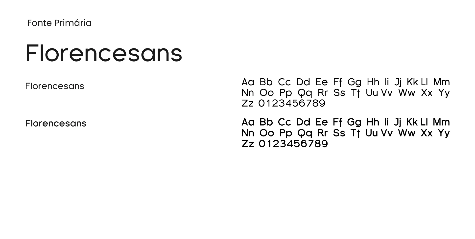 Primary typeface, Florencesans
