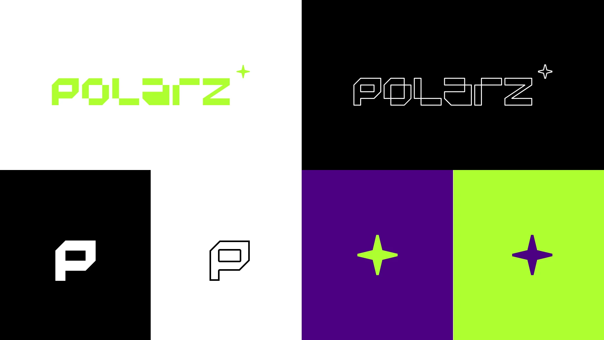 Logo versions, symbol and star